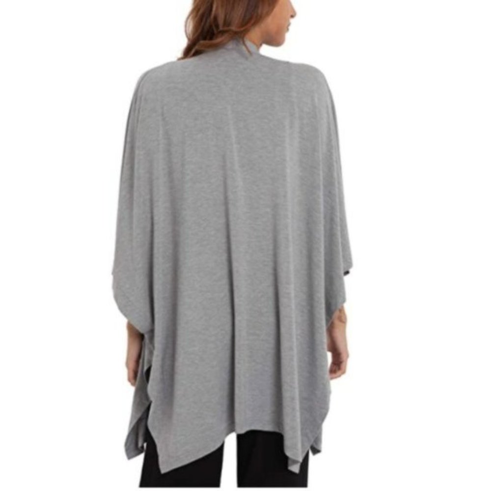 NWT Waterfall Asymmetrical Pockets Drapey Cardigan - Picture 2 of 5